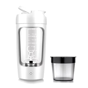 USB Rechargeable Electric Protein Shaker Bottle – 22Oz/650ml Powerful Self-Mixing Blender Cup